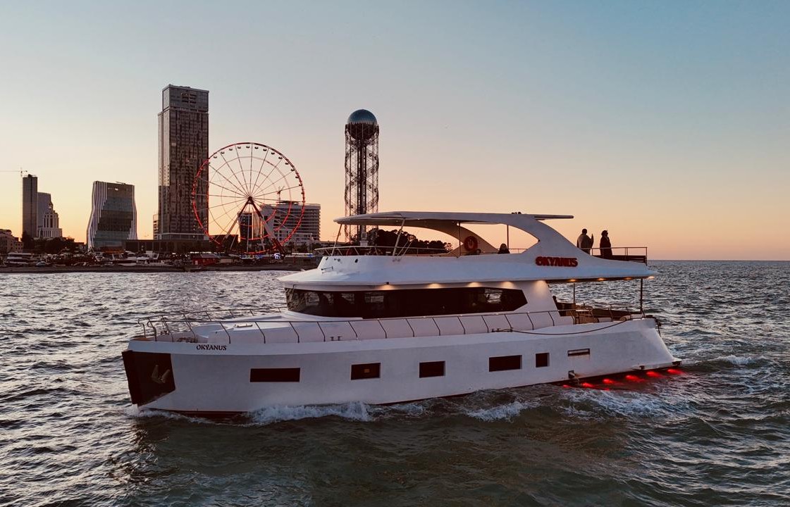 Okyanus cruise boat on the Black Sea
